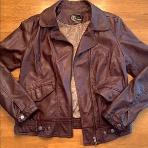 Kut from the Kloth vegan leather moto jacket
